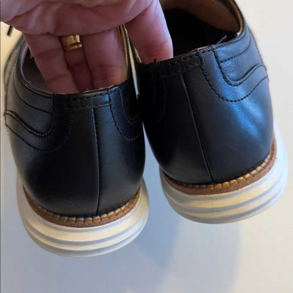Cole Haan Men's Black Leather Dress Shoes Sz 13. No Box. Tub3